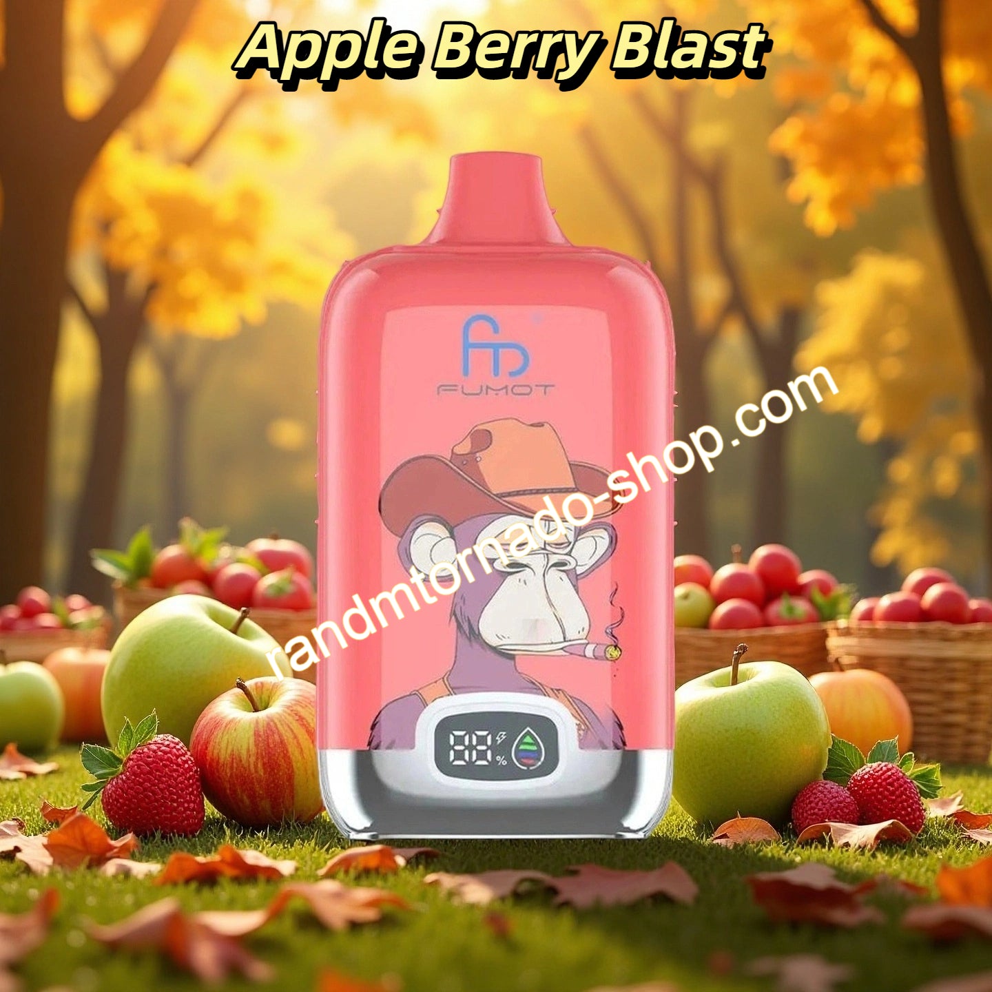 Apple Berry Blast RandM Digital Box 12000 Puffs