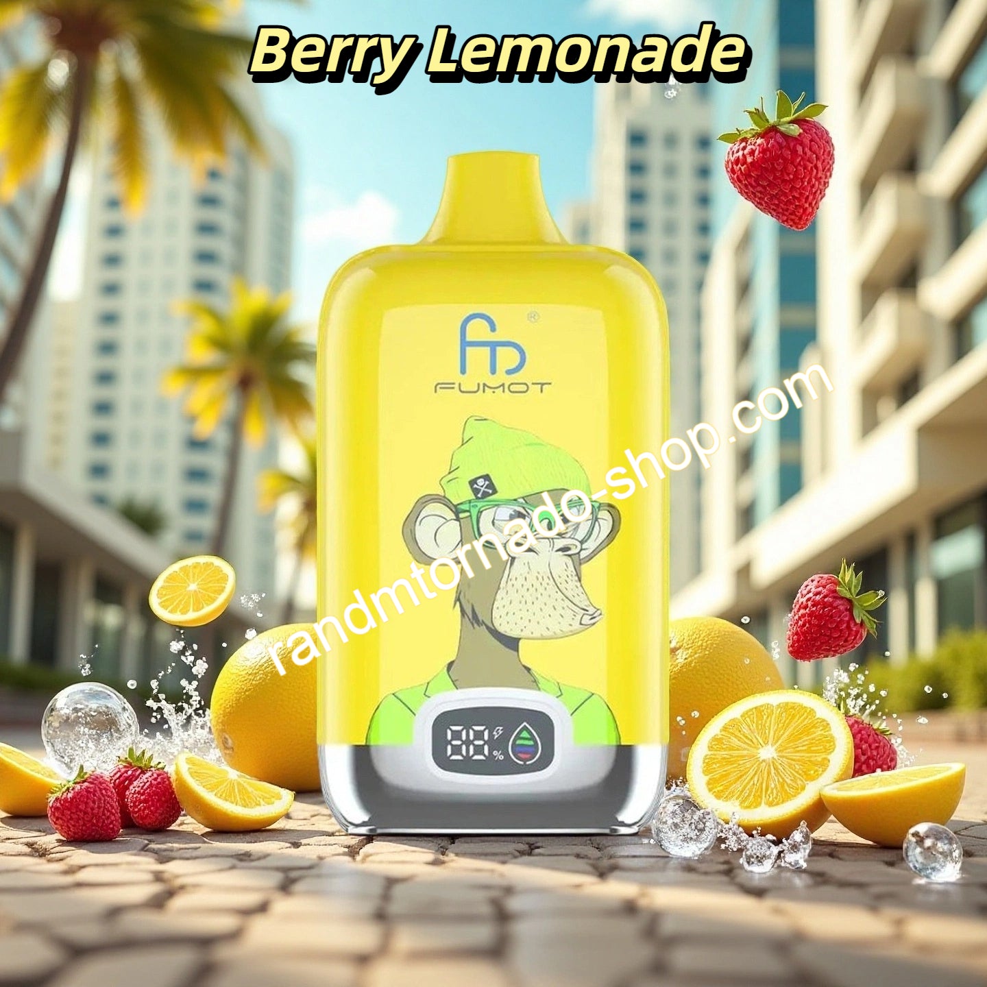 Berry Lemonade RandM 12000 Züge Digital Box Vape