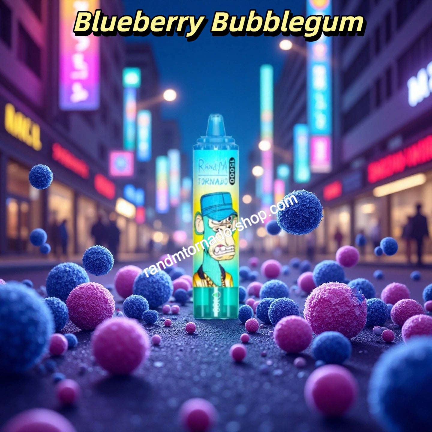 Blueberry Bubblegum RandM Tornado 15000