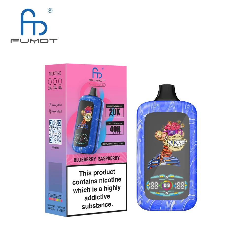 Blueberry Raspberry Fumot Digital Monkey 40K