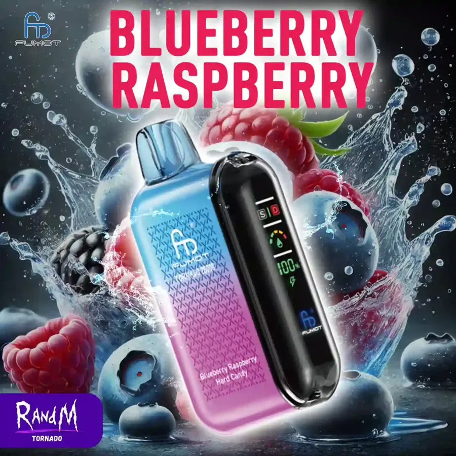 RandM Tornado 20K Puffs Vape Blueberry Raspberry