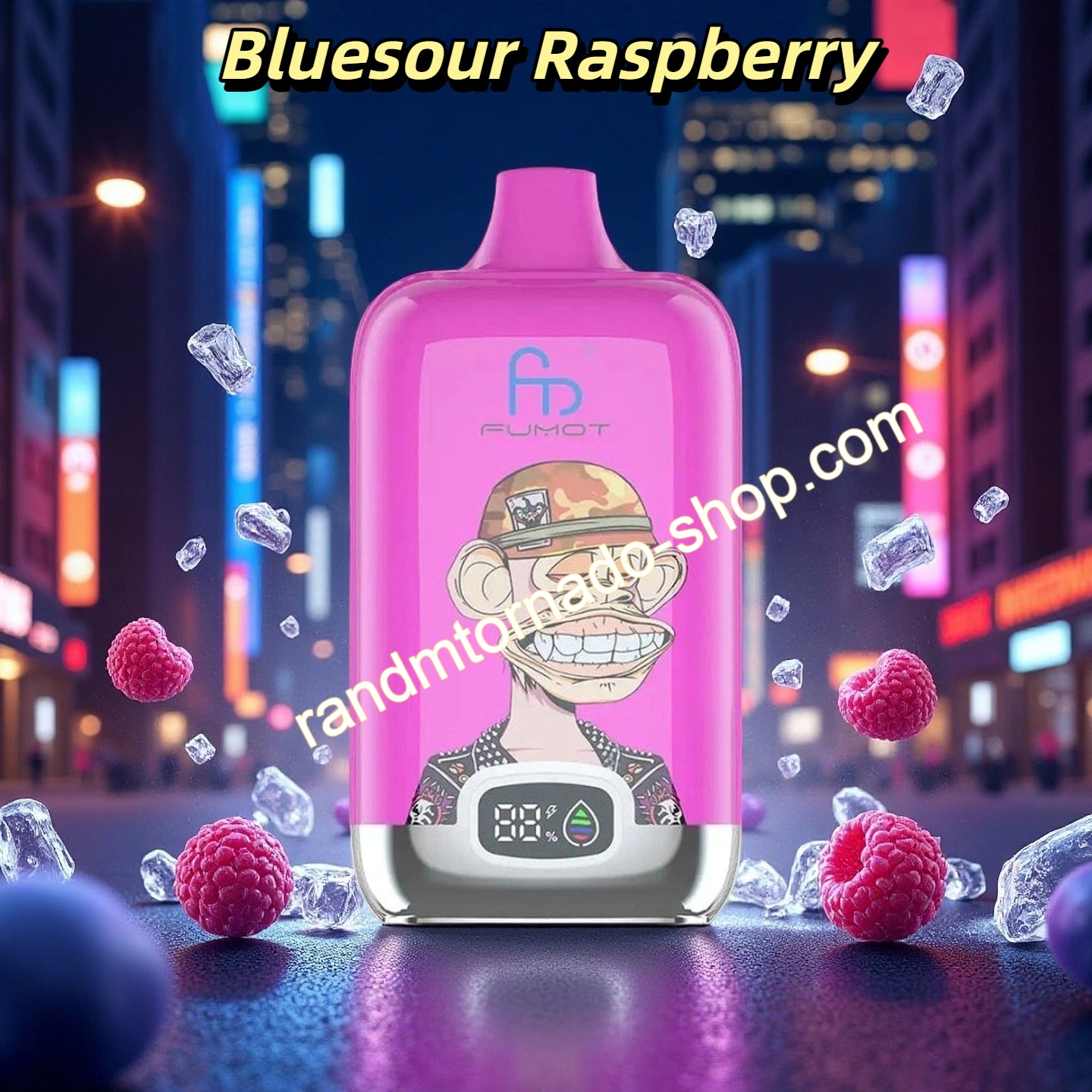Bluesour Raspberry RandM 12000 Vape Digital Box