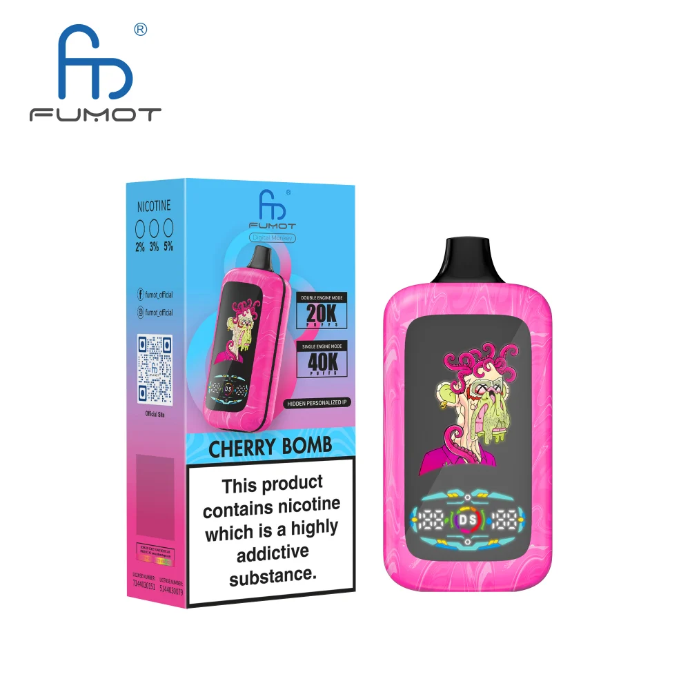 Cherry Bomb Fumot Digital Monkey 20000/40000 Puffs