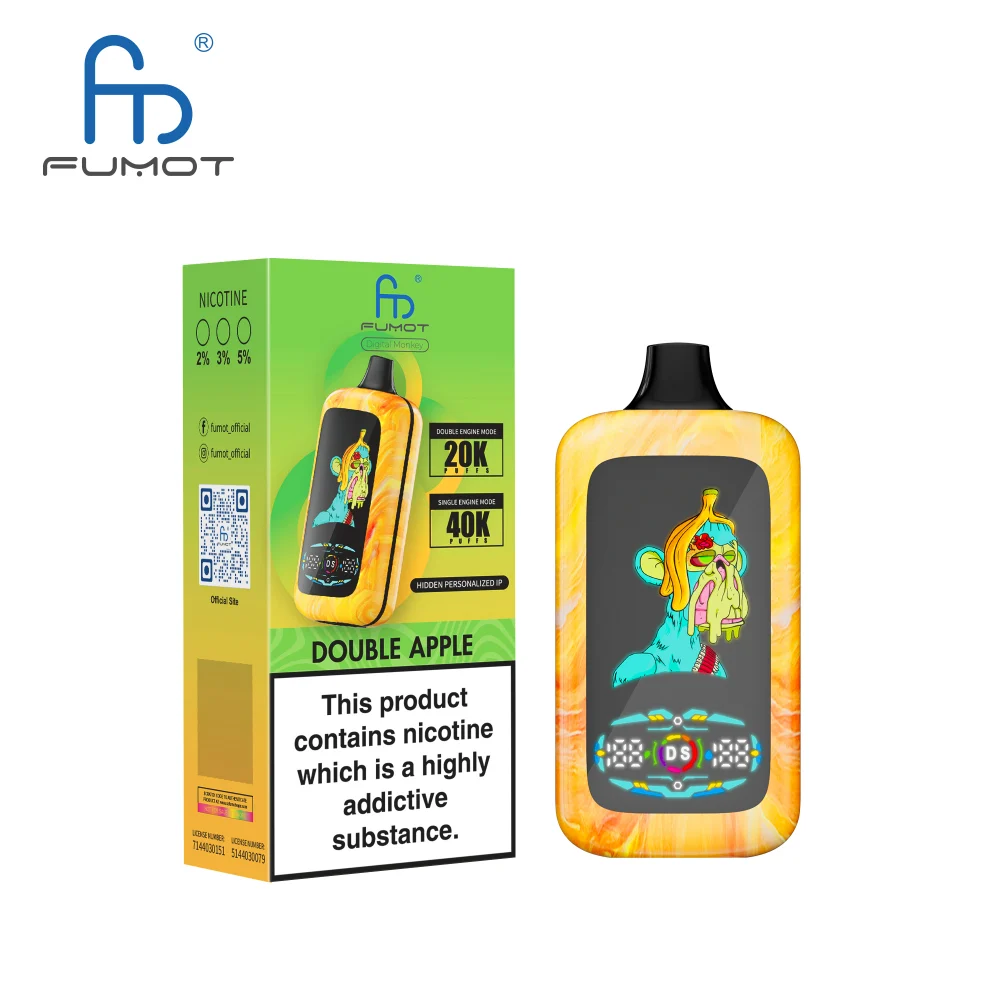 Double Apple Fumot Digital Monkey 20000/40000 Puffs