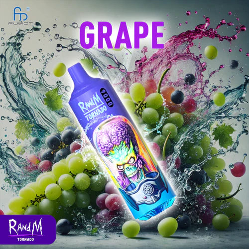 RandM Tornado 9K Züge Grape Geschmack