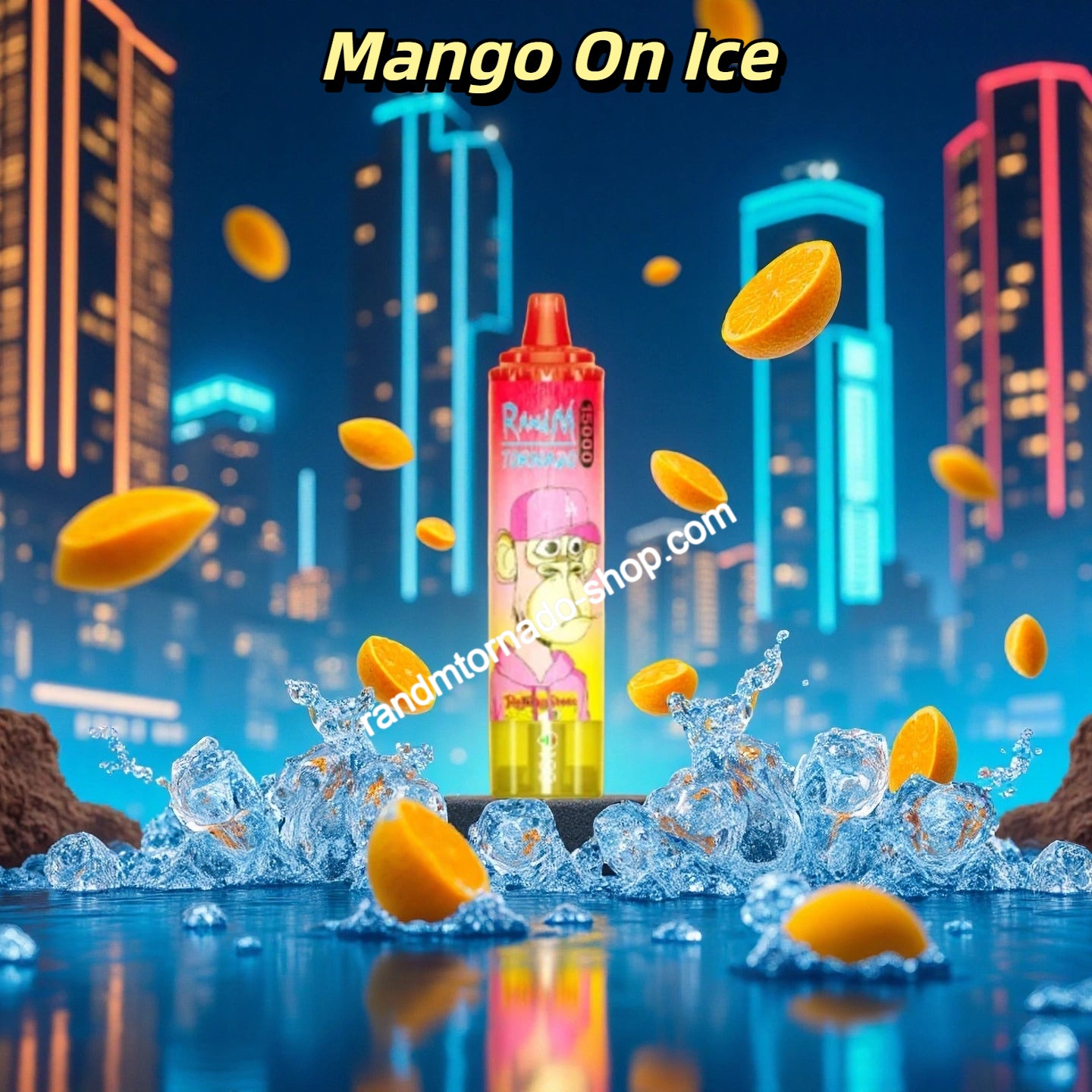 Mango On Ice RandM Tornado 15000 Puffs