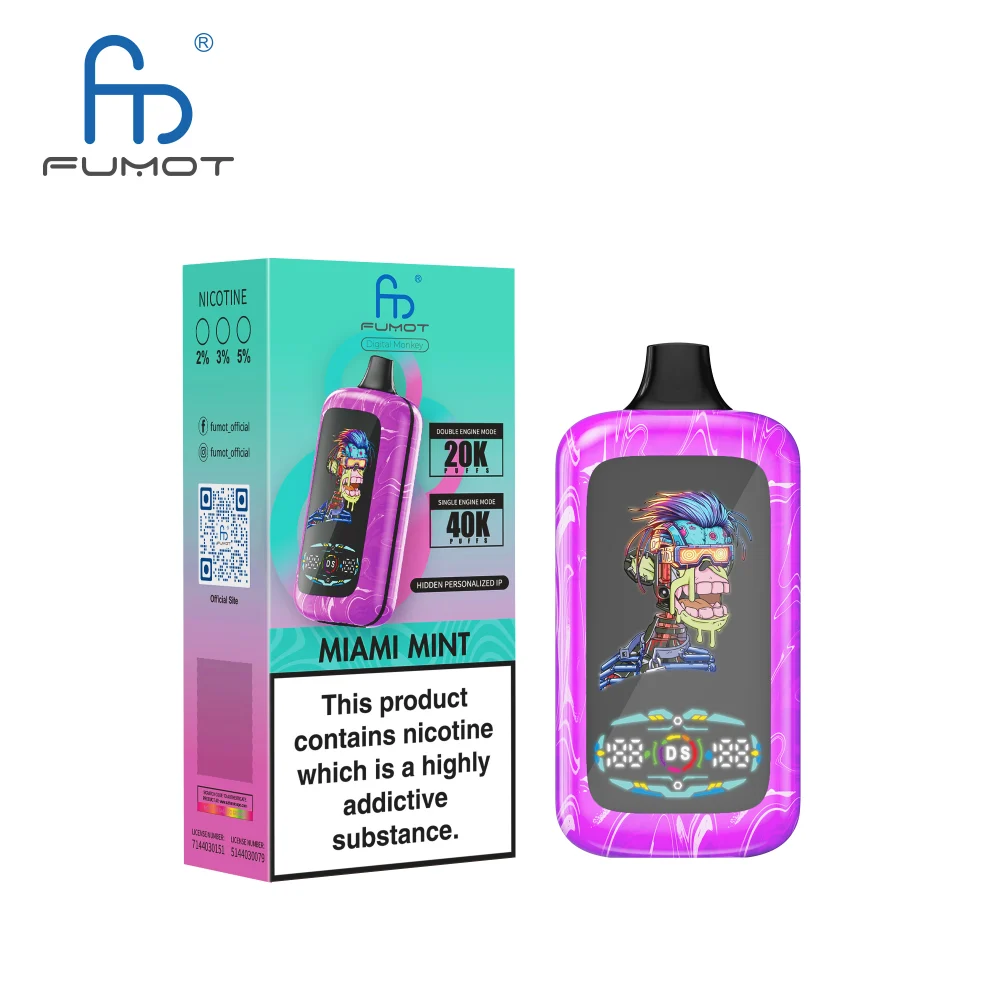 Miami Mint Fumot Digital Monkey 40000 Puffs