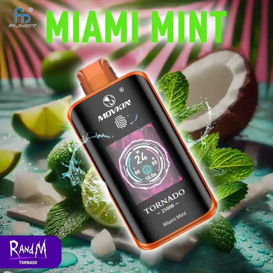 RandM Tornado 25000 Züge Miami Mint
