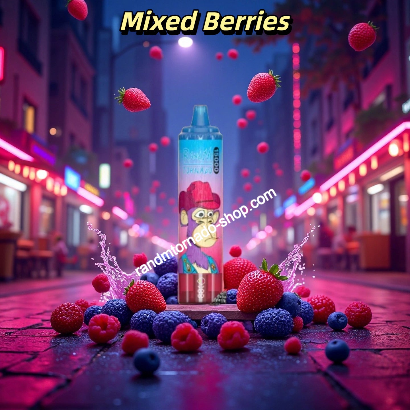 Mixed Berries RandM Tornado Vape 15000