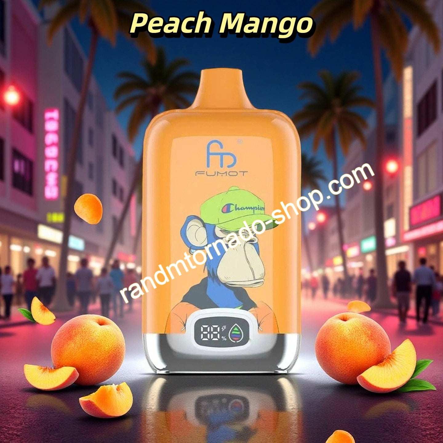 Peach Mango Randm Digital Box 12000 Puffs