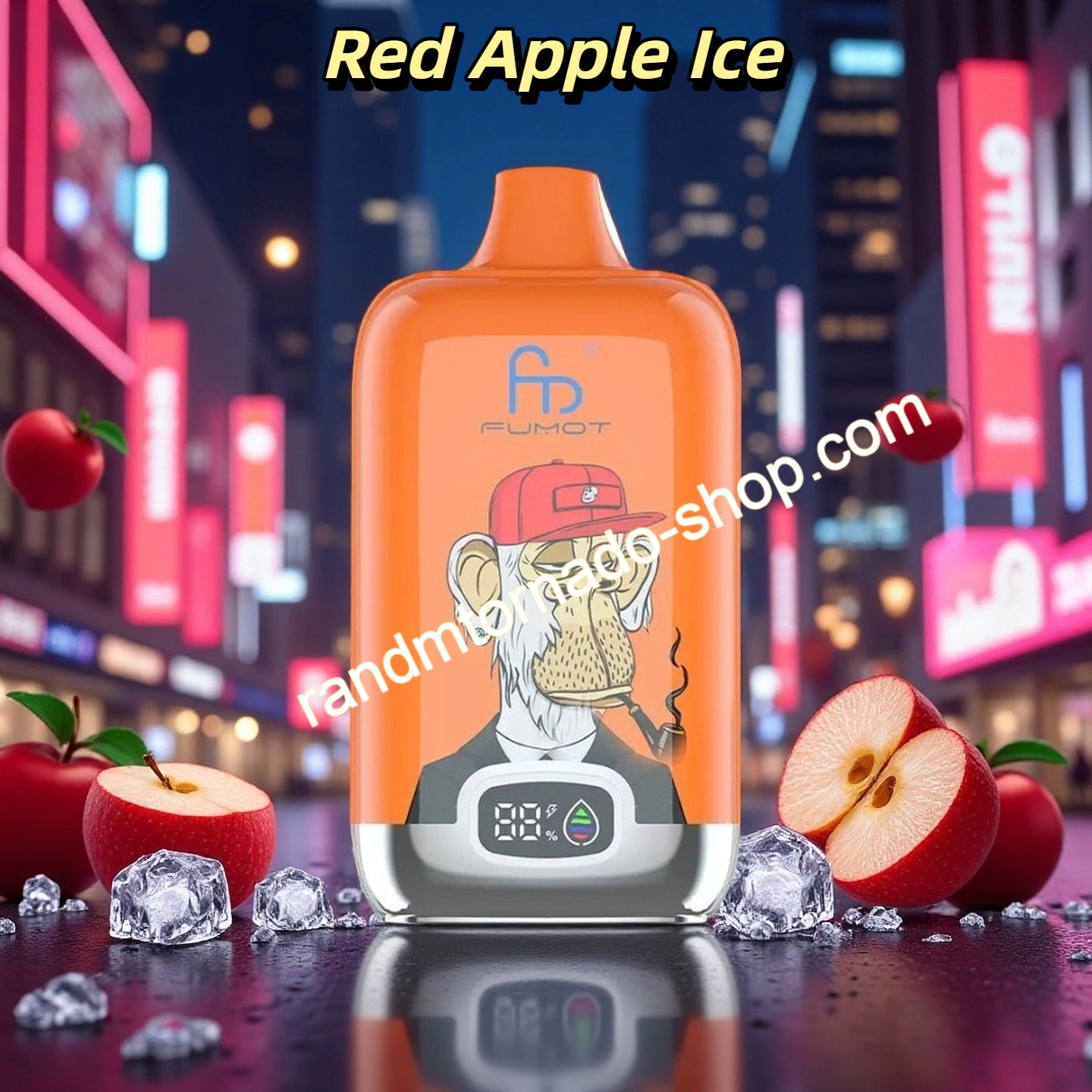 Red Apple Ice Randm Digital Box 12000 Puffs