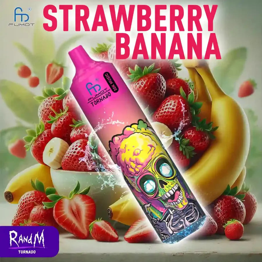 RandM Tornado 30K Vape Strawberry Banana