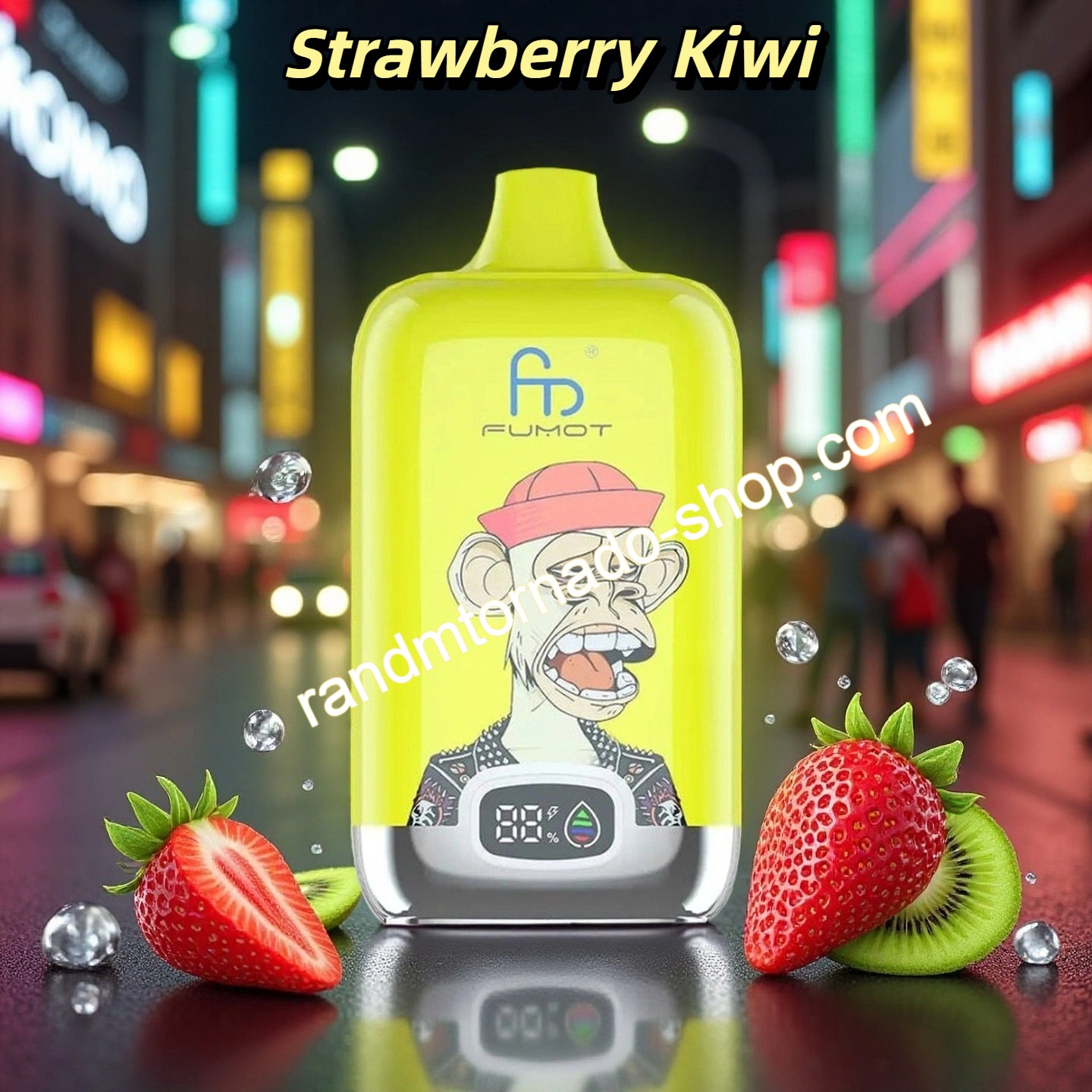 Strawberry Kiwi Randm Digital Box 12000 Puffs