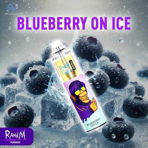 RandM Tornado 7000 Puffs - Blueberry on Ice
