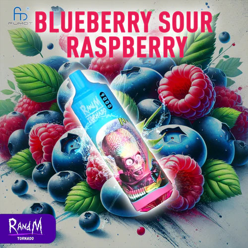 RandM 9000 Puffs Blueberry Sour Raspberry