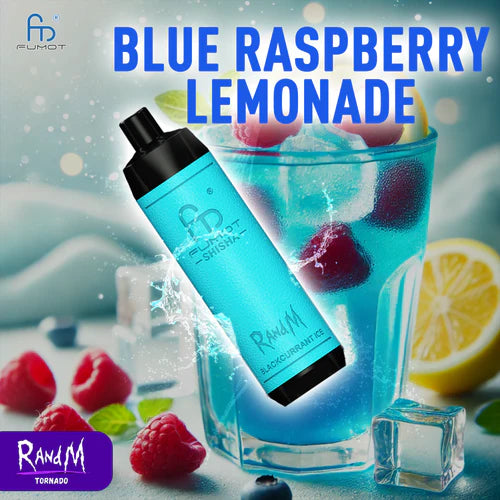 RandM Shisha 10000 – Blue Raspberry Lemonade