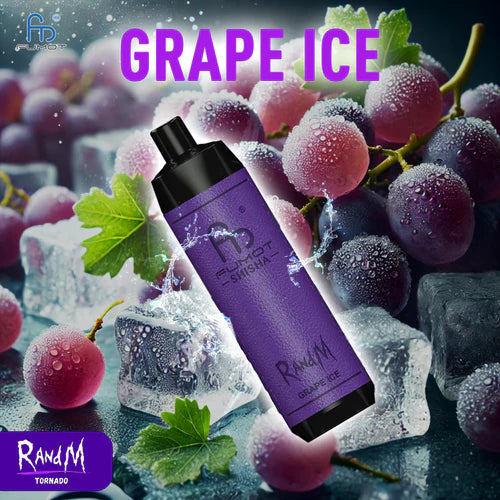 RandM Shisha 10000 Puffs - Grape Ice