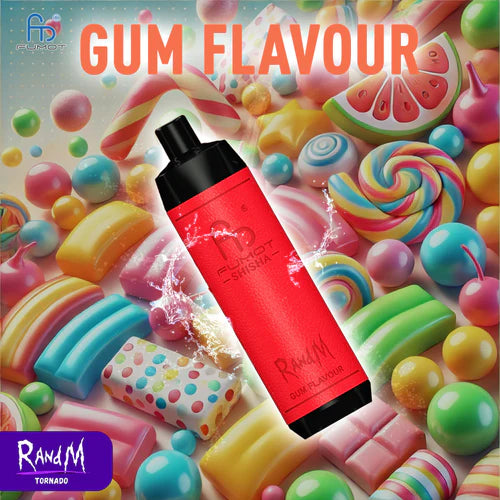 RandM Shisha 10000 Gum Flavour