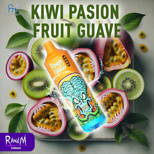 RandM Tornado 9000 Kiwi Passion Fruit Guava