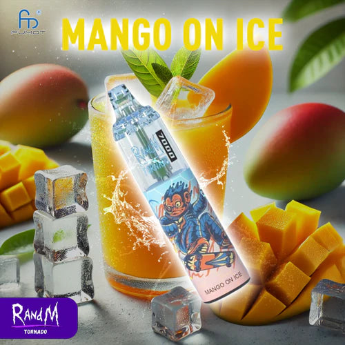 RandM Tornado 7000 - Mango On Ice