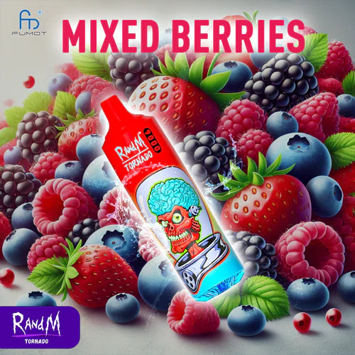 RandM Tornado 9000 Puffs - Mixed Berries
