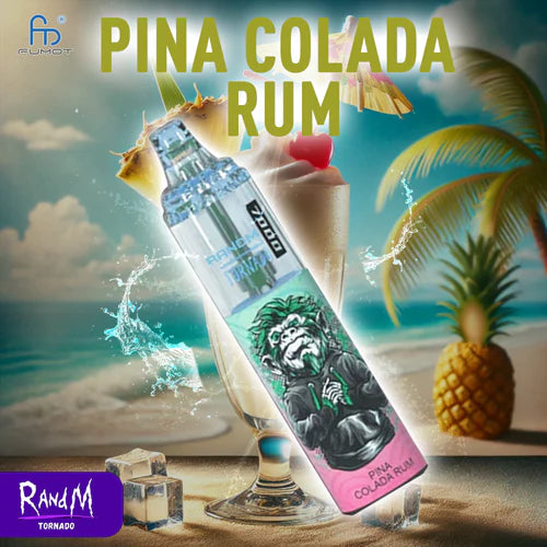 RandM Tornado 7000 Puffs - Pina Colada Rum