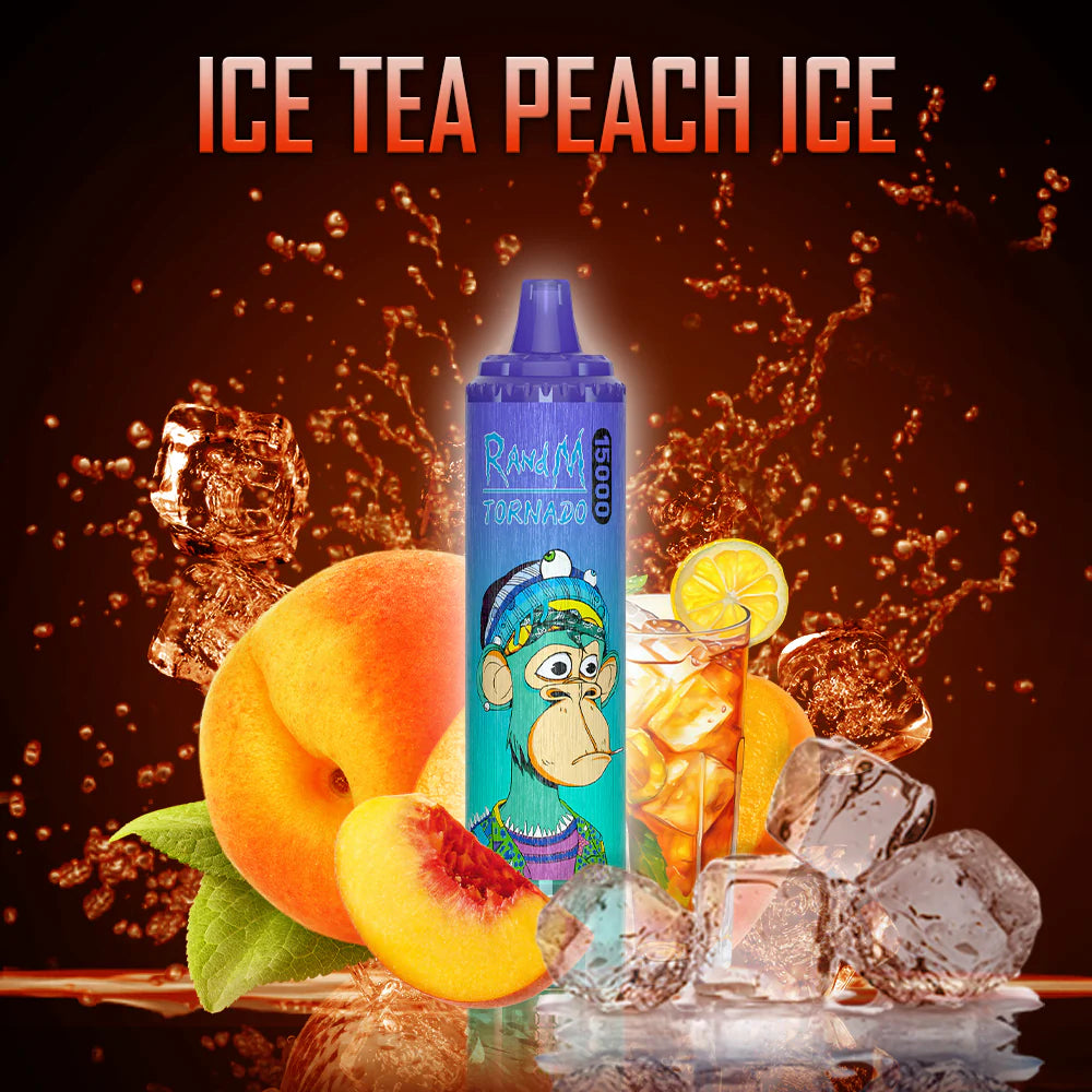 RandM Tornado 15000 Puffs - Ice Tea Peach Ice