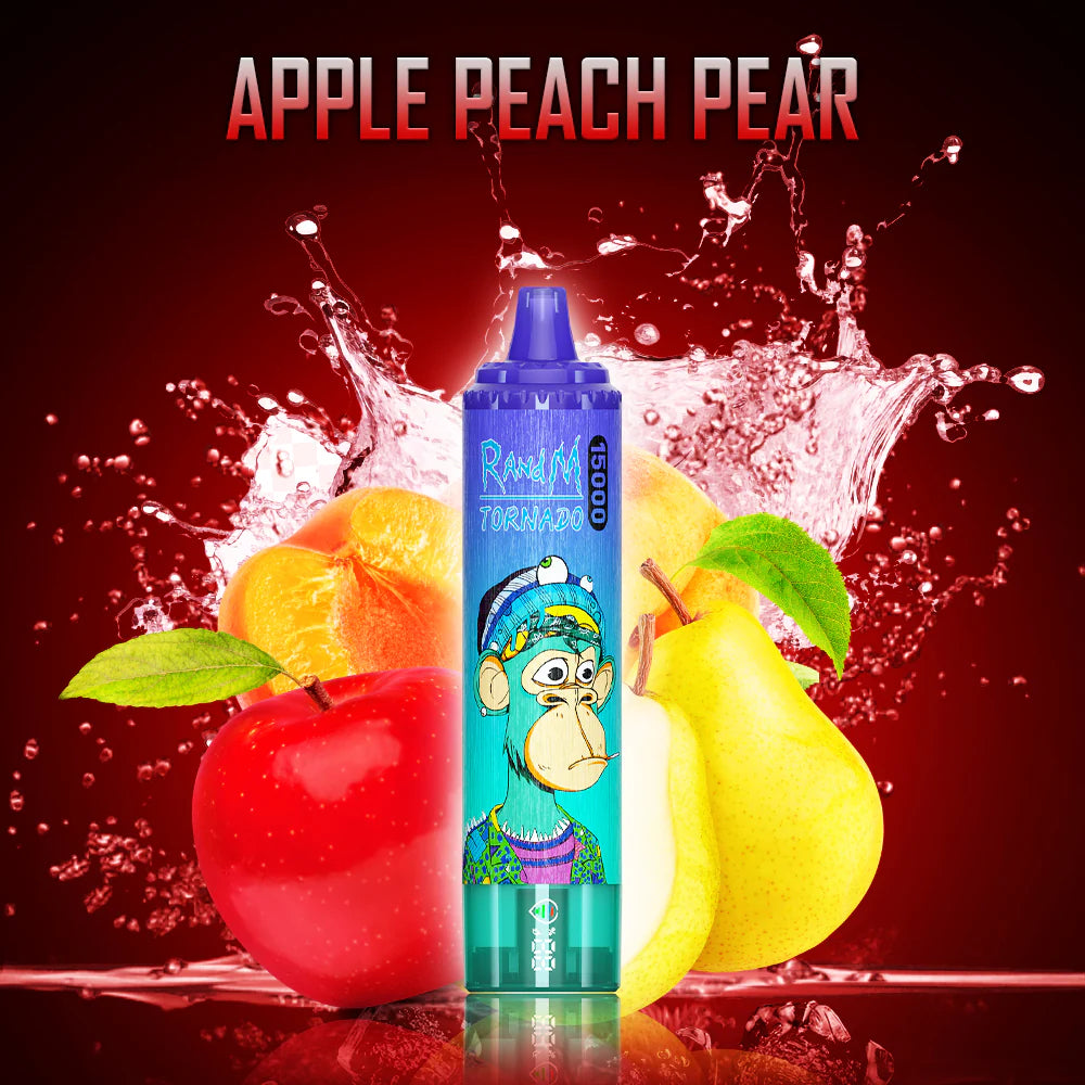 RandM Tornado 15000 Züge Apple Peach Pear