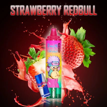 RandM Tornado 15000 Puffs - Strawberry Redbull