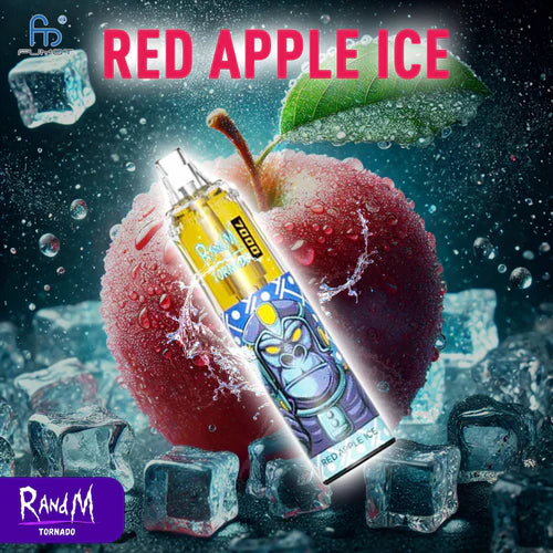 RandM Tornado 7000 Puffs - Red Apple Ice