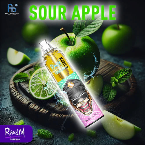 RandM 7000 Puffs - Sour Apple