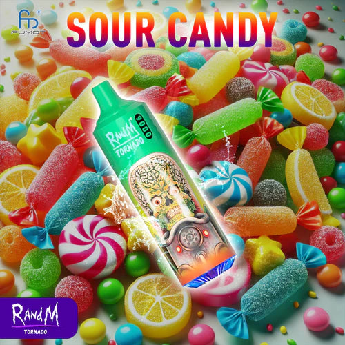RandM Tornado Vape 9000 - Sour Candy