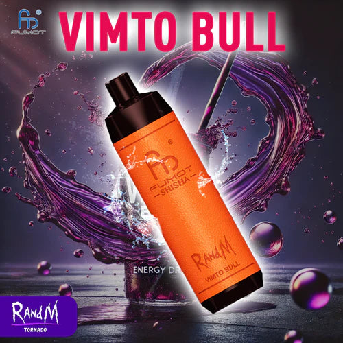 Vimto Bull RandM Shisha 10000 Puffs Vape