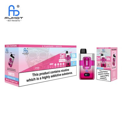 FUMOT ECO 2IN1 50K Banana Ice & Black Dragon Ice Geschmack