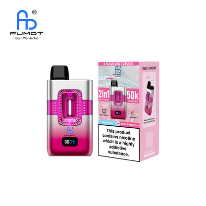 FUMOT ECO 2IN1 50K Banana Ice & Black Dragon Ice Geschmack