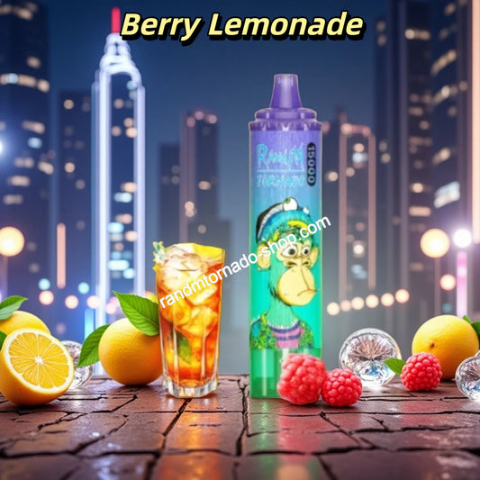 Berry Lemonade RandM Tornado 15000 Puffs 