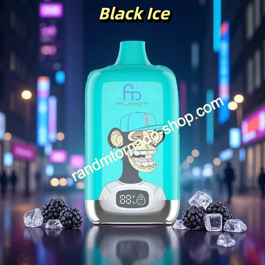 Black Ice RANDM Vape Digital Box 12000 