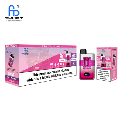 Black Mamba & Mr Blue FUMOT ECO 2IN1 50K Puffs Vape