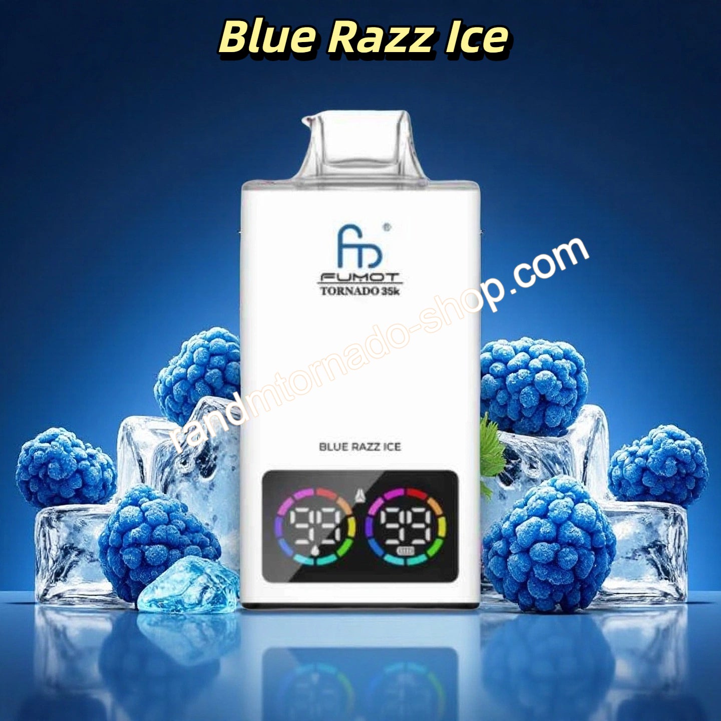 Blue Razz Ice Randm Tornado 35000 