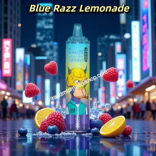 Blue Razz Lemonade RandM Tornado 15000