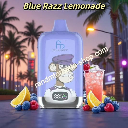 Blue Razz Lemonade RandM 12000 Züge Digital Box 