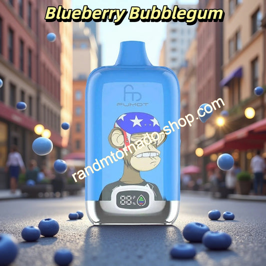 Blueberry Bubblegum RandM 12K Vape Digital Box 