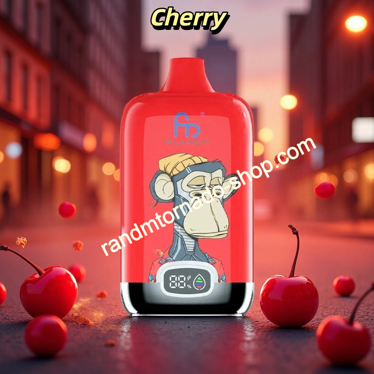 Cherry Randm Tornado Vape Digital Box 12000 