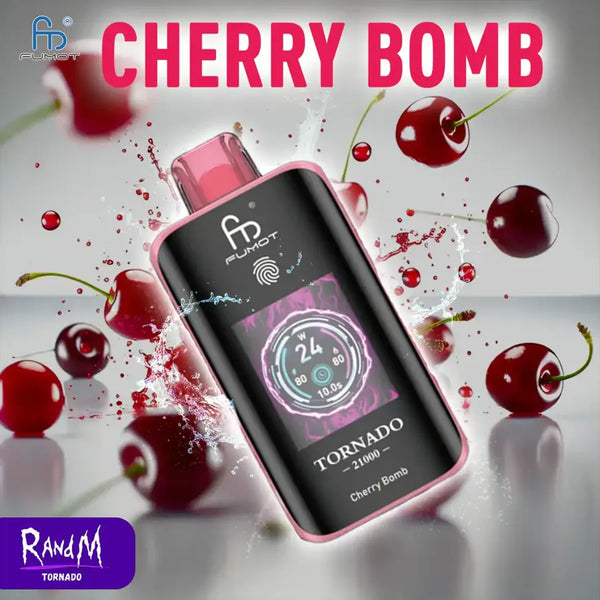 RandM Tornado 25000 Vape Cherry Bomb