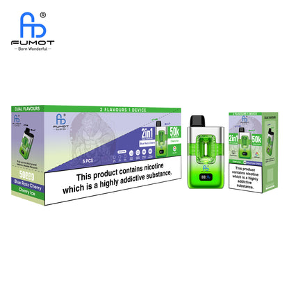 Randm FUMOT ECO 2IN1 50K Züge Cherry Ice & Blue Razz Cherry