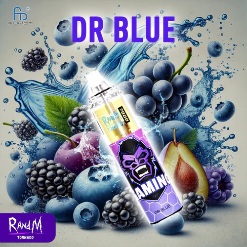 RandM Tornado 7000 Puffs Vape Dr. Blue