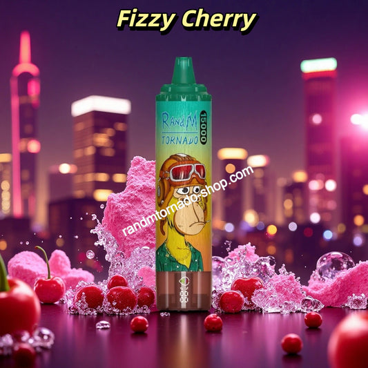 Fizzy Cherry RandM Tornado 15000