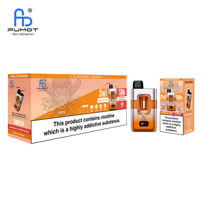 FUMOT 50K Vape ECO 2IN1 Lemon Lime & Strawberry Watermelon