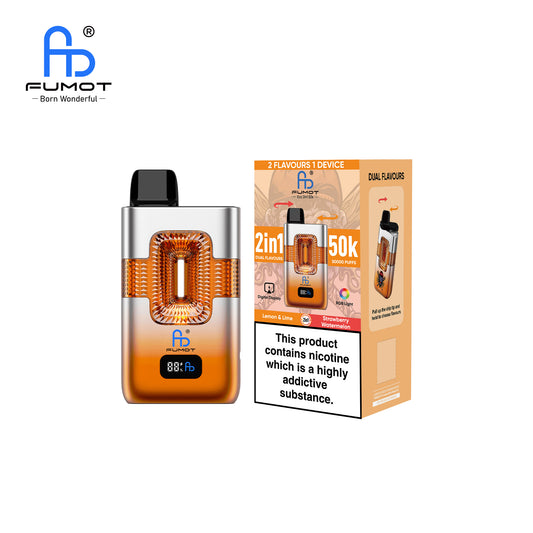 FUMOT 50K Vape ECO 2IN1 Lemon Lime & Strawberry Watermelon