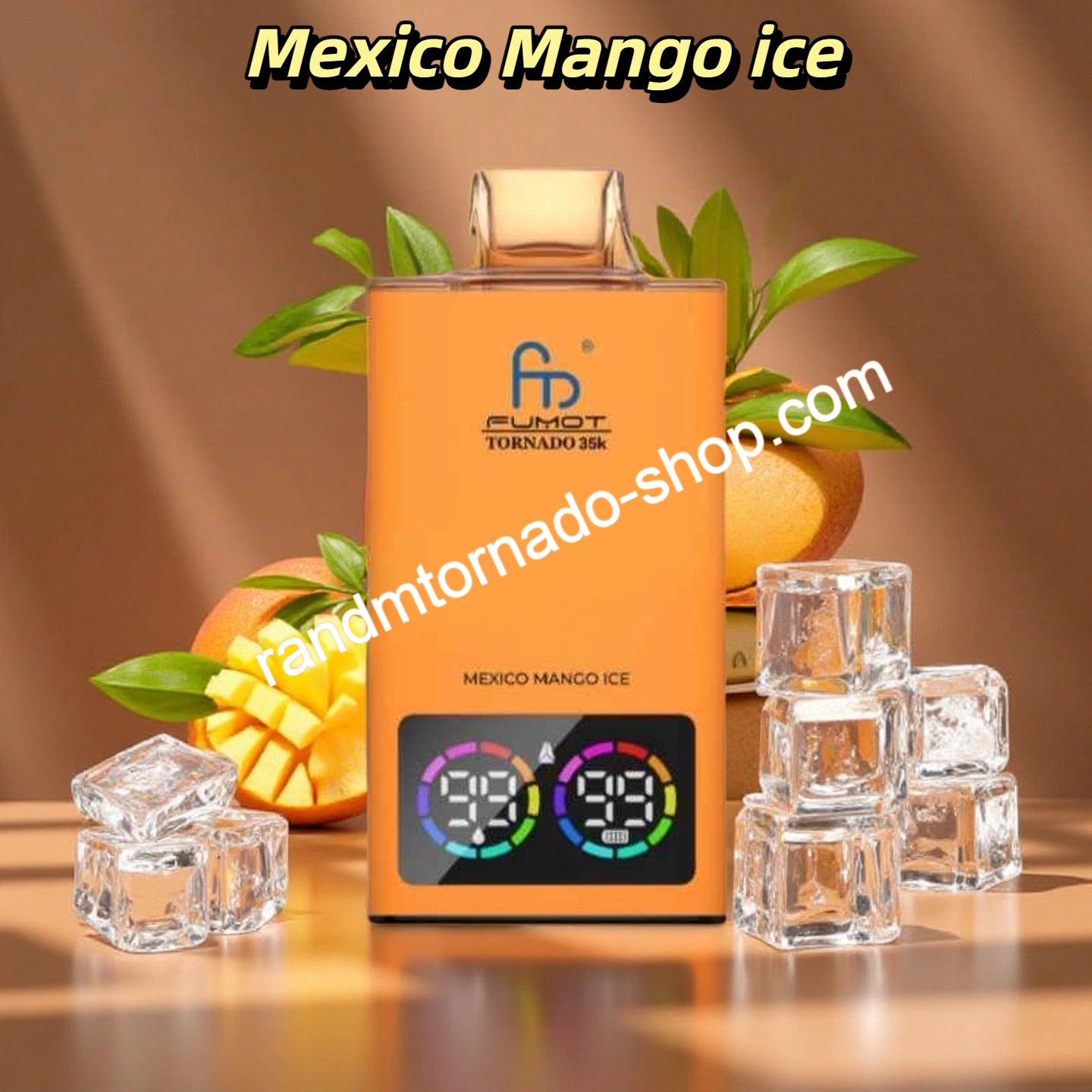 Mexico Mango Ice Randm Tornado 35000 Vape 
